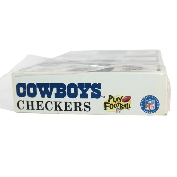 VTG Dallas Cowboys CHECKERS Board Game NFL Football Team VS San Francisco 1993 - Picture 7 of 7